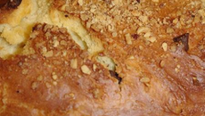 Galette briochée au chocolat & au pralin