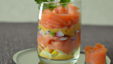 Verrine au saumon