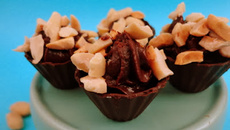 Coupelles choco'cahuète