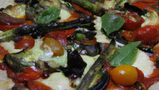 Pizza automnale sans gluten