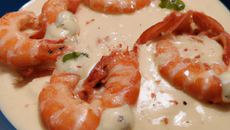 Queues de langoustes à l'armoricaine au thermomix