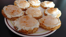 Bouchées de noix st jacques et pain d'épices