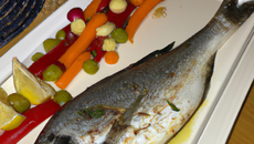 Dorade aux légumes