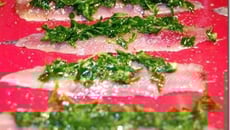 Filets de sardines en robe verte