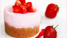 Cheesecake à la fraise
