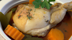 Cocotte de lapin en bouillabaisse
