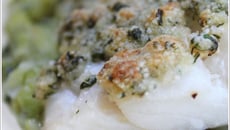 Cabillaud en croûte d'herbes