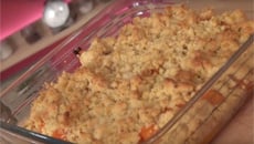 Crumble salé butternut-noisette