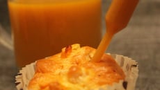 Muffin au potiron et sa pipette de potiron