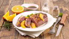 Magret de canard à l'orange