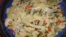 Coquillettes aux petits légumes