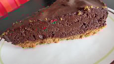 Bavarois chocolat et son craquant au speculoos