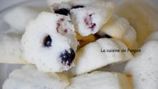 Financier coco et cassis, sans gluten