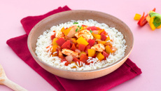 Dinde et basmati aux légumes du soleil