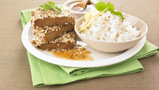 Seitan aux champignons et à la moutarde