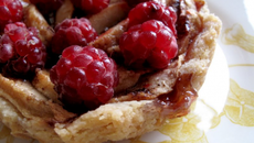 Tartelette pommes et framboises