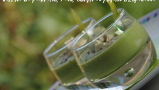 Verrine de poivrons à la féta