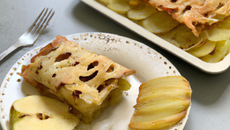 Mille-feuilles de pommes de terre gratiné au Cantal vieux