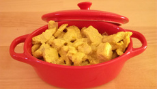 Curry de dinde au lait de coco