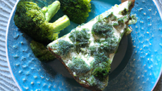 Cake aux brocolis et au bleu