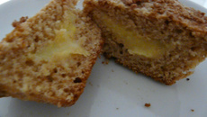 Muffin crumble spéculoos cœur citron