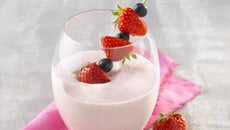 Mousse légère de fraises