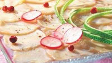 Effeuillé de poulet au citron vert