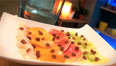 Carpaccio de fruits exotiques