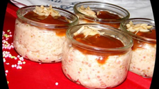 Riz et perles de tapioca au lait et salidou