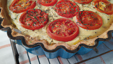 Tarte roquefort tomate