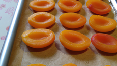 Petites tablettes abricotines