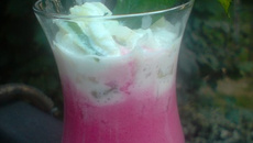 Mousse betterave concombre