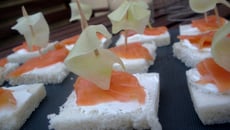 Bouchées au saumon fumé faciles