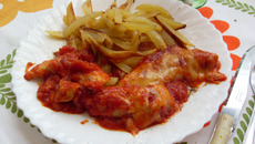 Escalopes gratinées au Beaufort