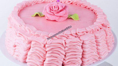 Pink Ruffle Cake
