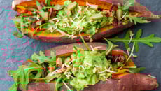 Patates douces rôties à l'avocat