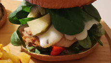 Dindon burger méditerranéen