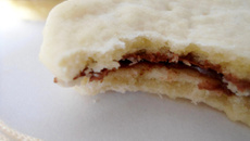 Biscuits fourrés au chocolat