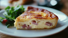 Quiche sans pâte jambon & fromage