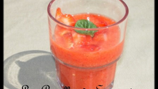 Soupe de fraises légère