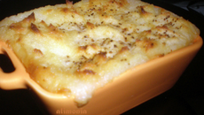 Gratin parmentier au confit de canard