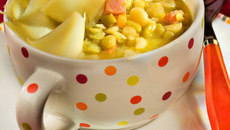 Soupe aux pois et au Comté
