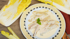 Endive blanc de poulet à la crème