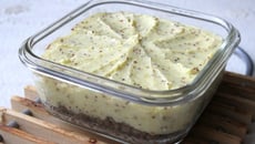 Parmentier de bœuf à la moutarde à l'ancienne