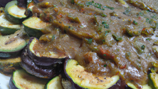 Sauce aux aubergines et aux courgettes
