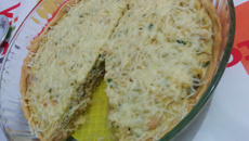 Tourte oignons/poireaux