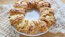 Couronne de Noël en brioche