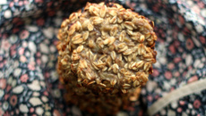 Biscuits à la banane et aux flocons