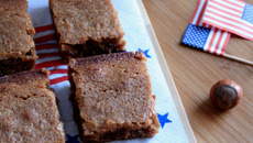 Brownie à la praline et aux noisettes