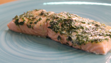 Saumon au four aux herbes